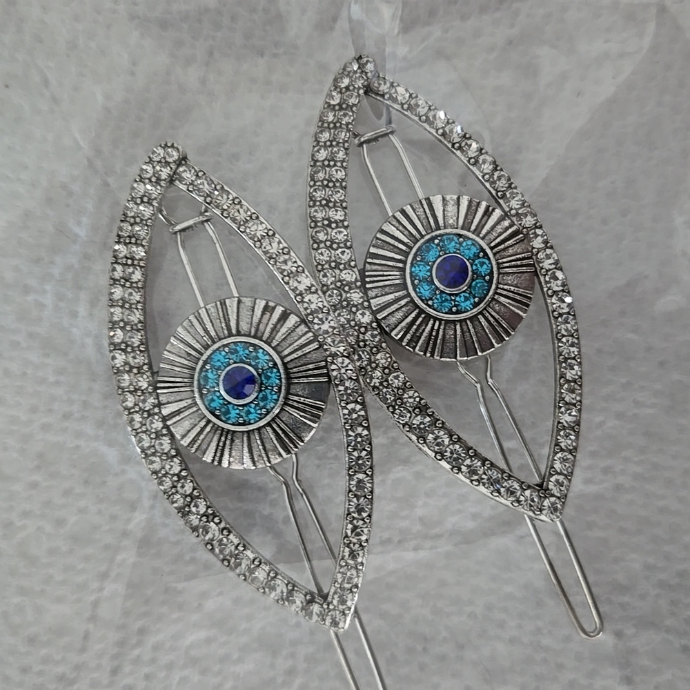 Evil Eye Barrettes
